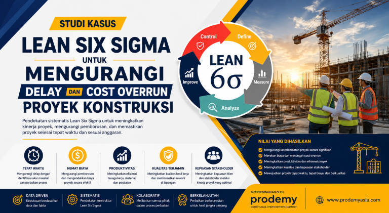 Studi Kasus Lean Six Sigma untuk Mengurangi Delay dan Cost Overrun Proyek Konstruksi