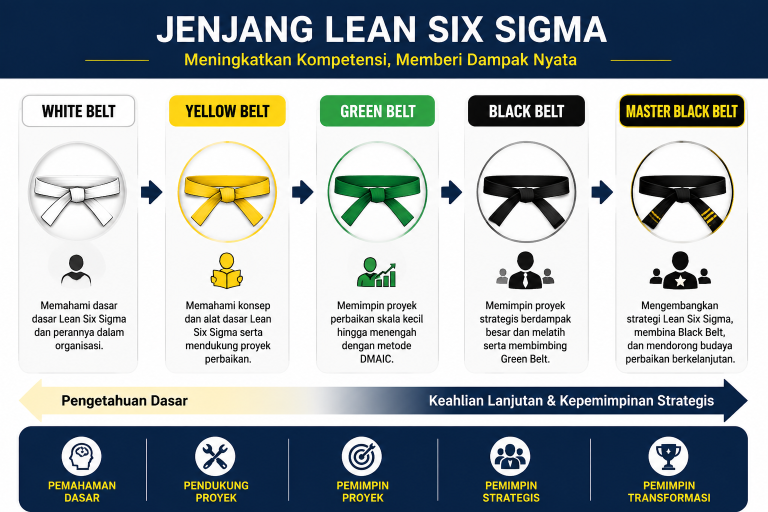 Mengenal Lean Six Sigma Belt Level